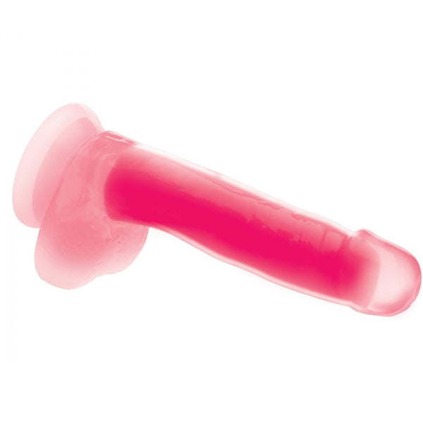Curve Novelties Lollicock Glow-in-the-Dark 7" Silicone Dildo with Balls (4 Colours Available) - Extreme Toyz Singapore - https://extremetoyz.com.sg - Sex Toys and Lingerie Online Store