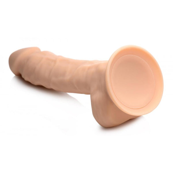 Curve Novelties Fleshstixxx Silexpan 8" Hypoallergenic Vibrating Dildo - Extreme Toyz Singapore - https://extremetoyz.com.sg - Sex Toys and Lingerie Online Store - Bondage Gear / Vibrators / Electrosex Toys / Wireless Remote Control Vibes / Sexy Lingerie and Role Play / BDSM / Dungeon Furnitures / Dildos and Strap Ons  / Anal and Prostate Massagers / Anal Douche and Cleaning Aide / Delay Sprays and Gels / Lubricants and more...