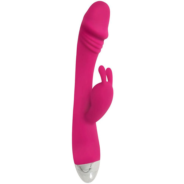 Curve Novelties Power Bunnies Wiggles 10X Rechargeable Silicone Rabbit Vibrator - Extreme Toyz Singapore - https://extremetoyz.com.sg - Sex Toys and Lingerie Online Store