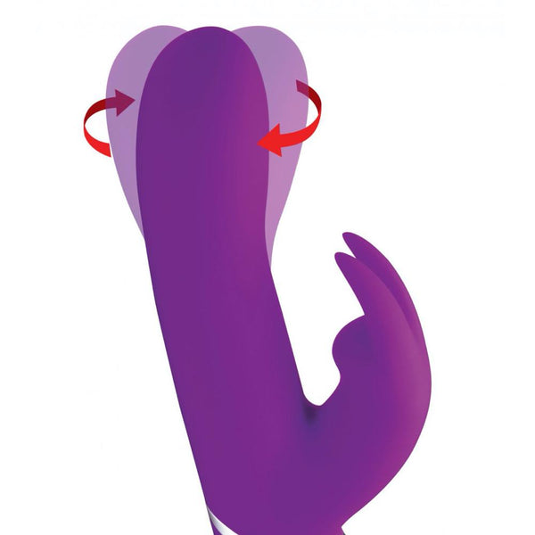 Curve Novelties Power Bunnies Twirly 66X Rechargeable Spinning Silicone Rabbit Vibrator - Extreme Toyz Singapore - https://extremetoyz.com.sg - Sex Toys and Lingerie Online Store