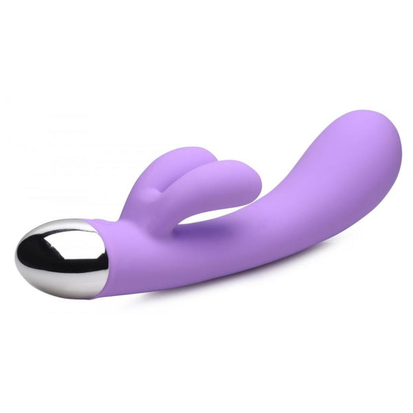 Curve Novelties Power Bunnies Silky 10X Rechargeable Silicone G-Spot Vibrator - Extreme Toyz Singapore - https://extremetoyz.com.sg - Sex Toys and Lingerie Online Store