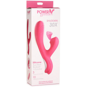 Curve Novelties Power Bunnies Shudders 30X Rechargeable  Silicone Suction Rabbit Vibrator -  Extreme Toyz Singapore - https://extremetoyz.com.sg - Sex Toys and Lingerie Online Store