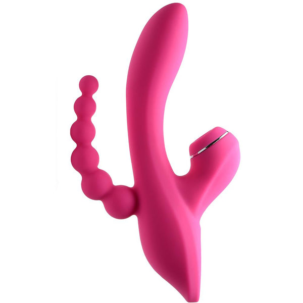 Curve Novelties Power Bunnies Suckers 21X Rechargeable Silicone Suction Vibe - Extreme Toyz Singapore - https://extremetoyz.com.sg - Sex Toys and Lingerie Online Store