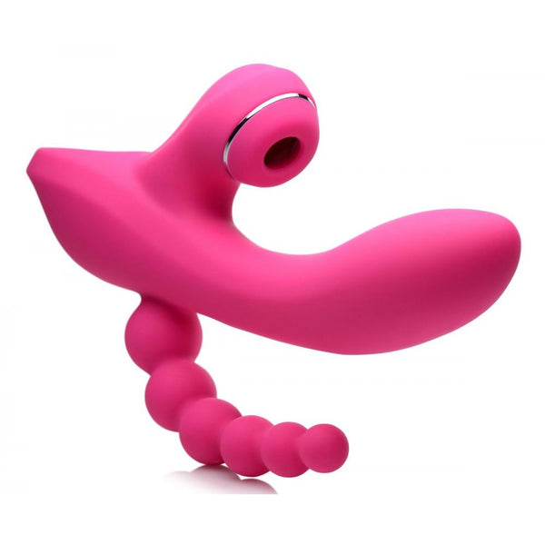 Curve Novelties Power Bunnies Suckers 21X Rechargeable Silicone Suction Vibe - Extreme Toyz Singapore - https://extremetoyz.com.sg - Sex Toys and Lingerie Online Store