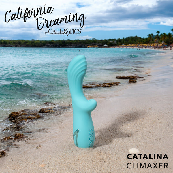 CalExotics California Dreaming Catalina Climaxer Rechargeable Rabbit Vibrator - Extreme Toyz Singapore - https://extremetoyz.com.sg - Sex Toys and Lingerie Online Store