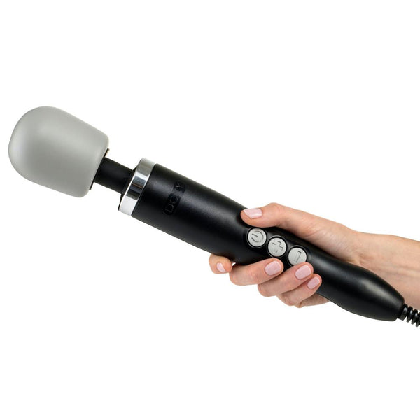 DOXY Original Wand Massager - Black - Extreme Toyz Singapore - https://extremetoyz.com.sg - Sex Toys and Lingerie Online Store - Bondage Gear / Vibrators / Electrosex Toys / Wireless Remote Control Vibes / Sexy Lingerie and Role Play / BDSM / Dungeon Furnitures / Dildos and Strap Ons / Anal and Prostate Massagers / Anal Douche and Cleaning Aide / Delay Sprays and Gels / Lubricants and more...