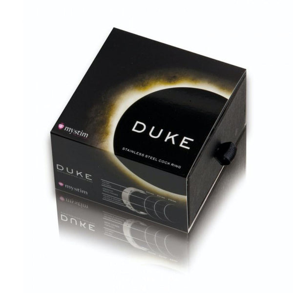 mystim His Ringness The Duke Polished Stainless Steel Cock Ring - 55mm - Extreme Toyz Singapore - https://extremetoyz.com.sg - Sex Toys and Lingerie Online Store