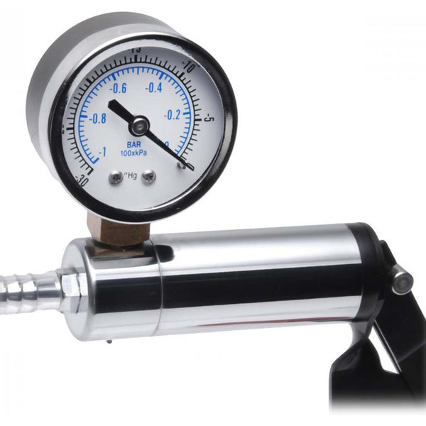 Size Matters Deluxe Steel Hand Pump - Extreme Toyz Singapore - https://extremetoyz.com.sg - Sex Toys and Lingerie Online Store