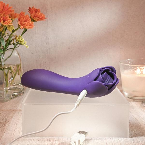 Evolved Novelties Thorny Rose Rechargeable Silicone Vibrator - Extreme Toyz Singapore - https://extremetoyz.com.sg - Sex Toys and Lingerie Online Store