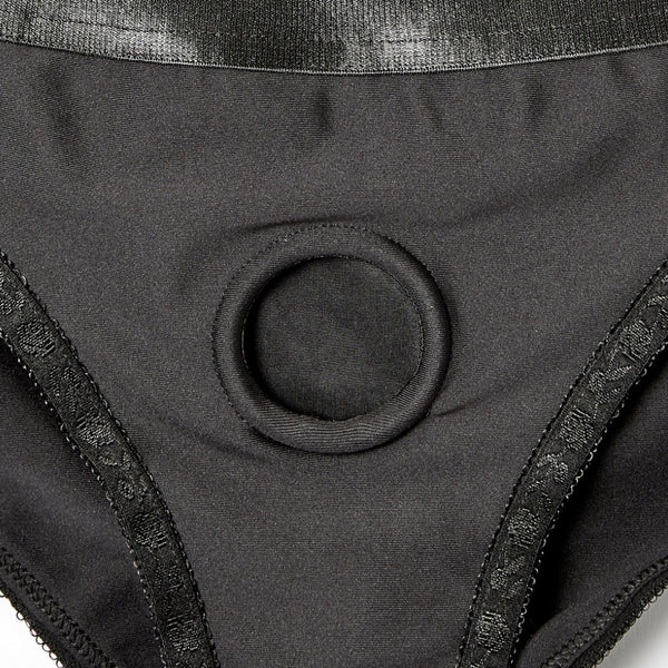 Sportsheets Em.Ex. Silhouette Crotchless Active Wear - Black (7 Sizes Available) - Extreme Toyz Singapore - https://extremetoyz.com.sg - Sex Toys and Lingerie Online Store