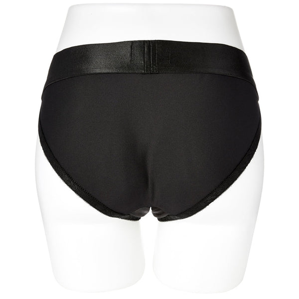 Sportsheets Em.Ex. Silhouette Crotchless Active Wear - Black (7 Sizes Available) - Extreme Toyz Singapore - https://extremetoyz.com.sg - Sex Toys and Lingerie Online Store