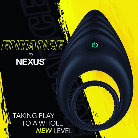 Nexus Enhance Rechargeable Vibrating Cock and Ball Ring - Extreme Toyz Singapore - https://extremetoyz.com.sg - Sex Toys and Lingerie Online Store