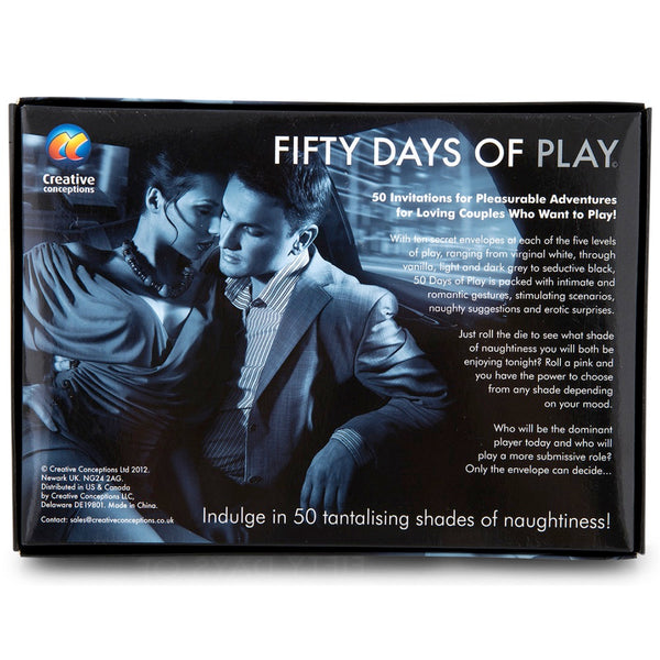 Creative Conceptions Fifty Days Of Play Game - Extreme Toyz Singapore - https://extremetoyz.com.sg - Sex Toys and Lingerie Online Store - Bondage Gear / Vibrators / Electrosex Toys / Wireless Remote Control Vibes / Sexy Lingerie and Role Play / BDSM / Dungeon Furnitures / Dildos and Strap Ons  / Anal and Prostate Massagers / Anal Douche and Cleaning Aide / Delay Sprays and Gels / Lubricants and more...