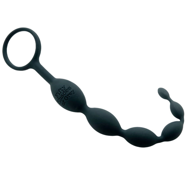 Fifty Shades of Grey Collection: Pleasure Intensified Silicone Anal Beads - Extreme Toyz Singapore - https://extremetoyz.com.sg - Sex Toys and Lingerie Online Store