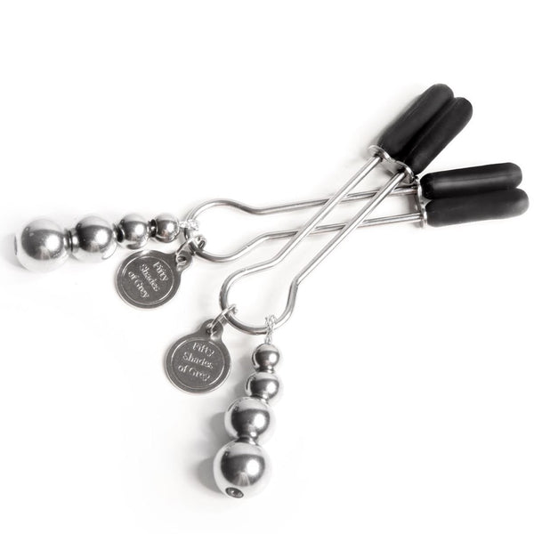 Fifty Shades of Grey Collection: The Pinch Adjustable Nipple Clamps - Extreme Toyz Singapore - https://extremetoyz.com.sg - Sex Toys and Lingerie Online Store