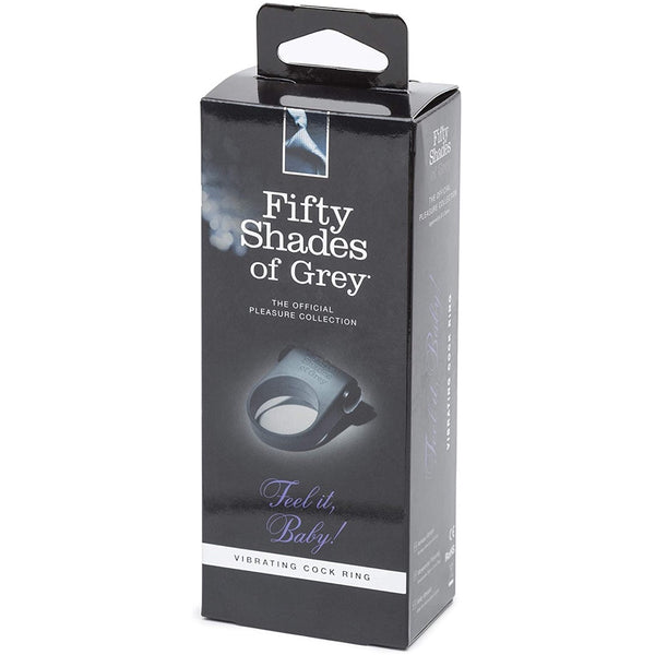 Fifty Shades of Grey Collection: Feel It Baby Vibrating Cock Ring - Extreme Toyz Singapore - https://extremetoyz.com.sg - Sex Toys and Lingerie Online Store