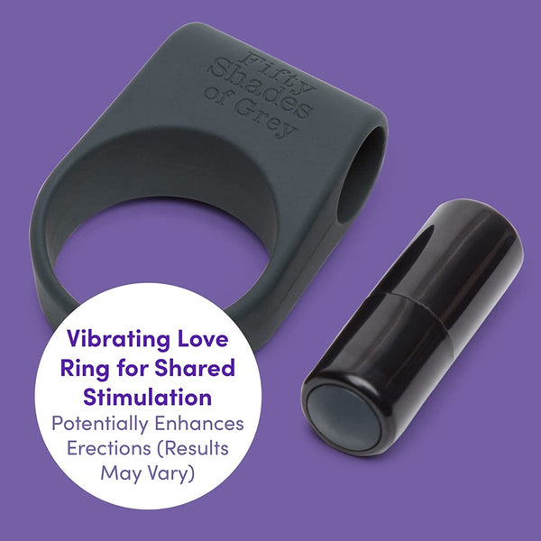 Fifty Shades of Grey Collection: Feel It Baby Vibrating Cock Ring - Extreme Toyz Singapore - https://extremetoyz.com.sg - Sex Toys and Lingerie Online Store