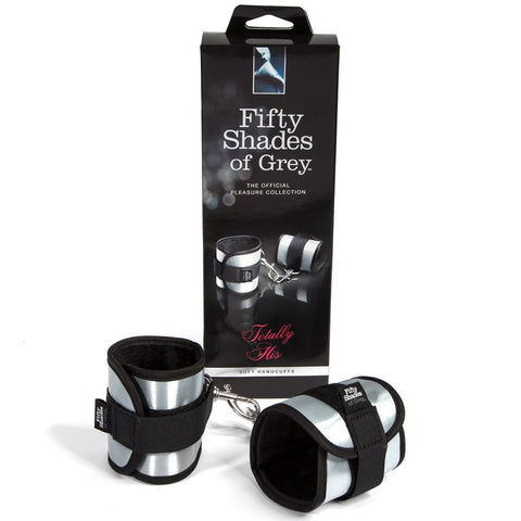 Fifty Shades of Grey Collection: Totally His Soft Handcuffs - Extreme Toyz Singapore - https://extremetoyz.com.sg - Sex Toys and Lingerie Online Store