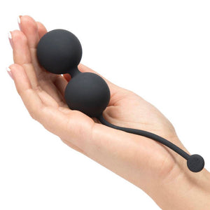 Fifty Shades of Grey The Weekend Collection: Tighten and Tense Silicone Jiggle Balls - Extreme Toyz Singapore - https://extremetoyz.com.sg - Sex Toys and Lingerie Online Store