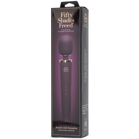 Fifty Shades of Grey Freed Collection: Awash with Sensation Mains Wand Vibrator - Extreme Toyz Singapore - https://extremetoyz.com.sg - Sex Toys and Lingerie Online Store