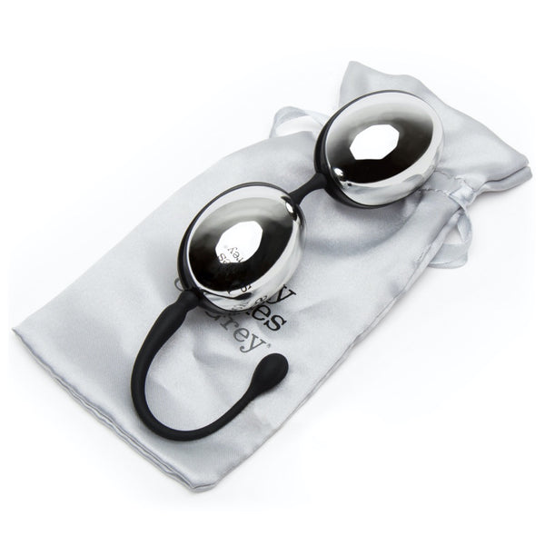 Fifty Shades of Grey Inner Goddess Collection: Silver Jiggle Balls 67g - Extreme Toyz Singapore - https://extremetoyz.com.sg - Sex Toys and Lingerie Online Store