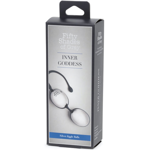 Fifty Shades of Grey Inner Goddess Collection: Silver Jiggle Balls 67g - Extreme Toyz Singapore - https://extremetoyz.com.sg - Sex Toys and Lingerie Online Store