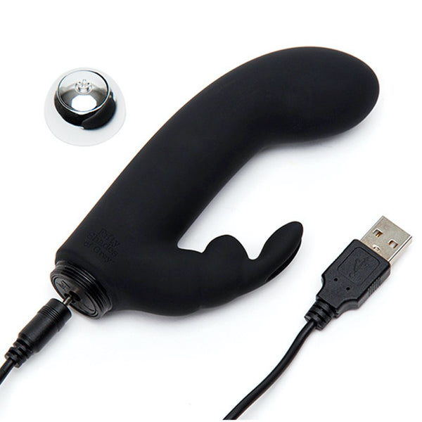 Fifty Shades of Grey Greedy Girl Collection: Mini Rabbit Vibrator - Extreme Toyz Singapore - https://extremetoyz.com.sg - Sex Toys and Lingerie Online Store