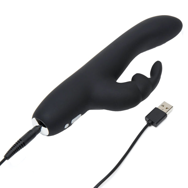 Fifty Shades of Grey Greedy Girl Collection: Slimline Rabbit Vibrator - Extreme Toyz Singapore - https://extremetoyz.com.sg - Sex Toys and Lingerie Online Store
