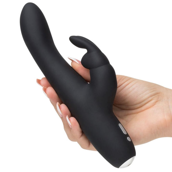 Fifty Shades of Grey Greedy Girl Collection: Slimline Rabbit Vibrator - Extreme Toyz Singapore - https://extremetoyz.com.sg - Sex Toys and Lingerie Online Store