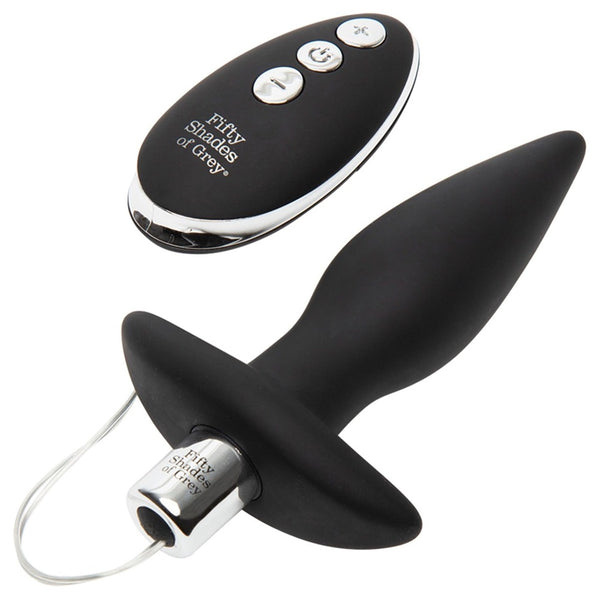 Fifty Shades of Grey Relentless Vibrations Collection: Remote Control Butt Plug - Extreme Toyz Singapore - https://extremetoyz.com.sg - Sex Toys and Lingerie Online Store