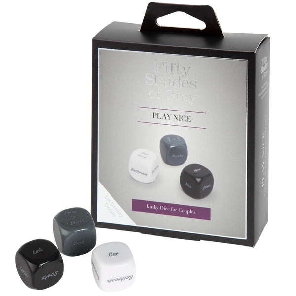 Fifty Shades of Grey Play Nice Collection: Kinky Dice for Couples (3 Pack) - Extreme Toyz Singapore - https://extremetoyz.com.sg - Sex Toys and Lingerie Online Store  Edit alt text