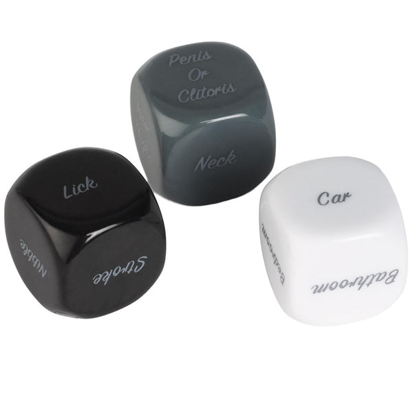 Fifty Shades of Grey Play Nice Collection: Kinky Dice for Couples (3 Pack) - Extreme Toyz Singapore - https://extremetoyz.com.sg - Sex Toys and Lingerie Online Store