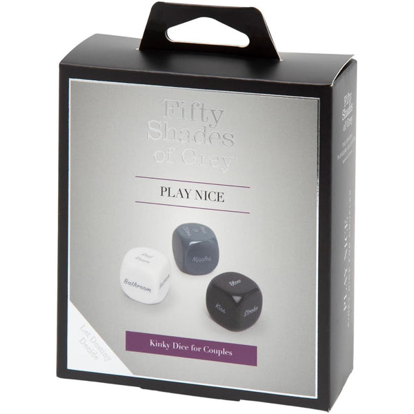 Fifty Shades of Grey Play Nice Collection: Kinky Dice for Couples (3 Pack) - Extreme Toyz Singapore - https://extremetoyz.com.sg - Sex Toys and Lingerie Online Store