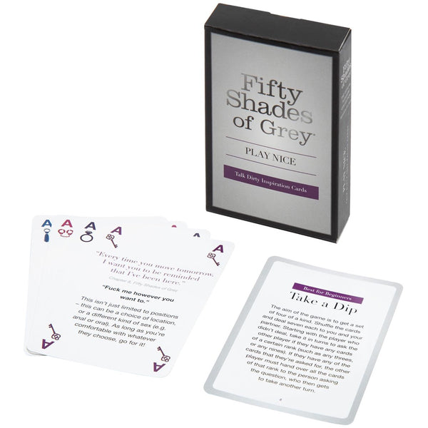 Fifty Shades of Grey Play Nice Collection: Talk Dirty Inspiration Cards - Extreme Toyz Singapore - https://extremetoyz.com.sg - Sex Toys and Lingerie Online Store