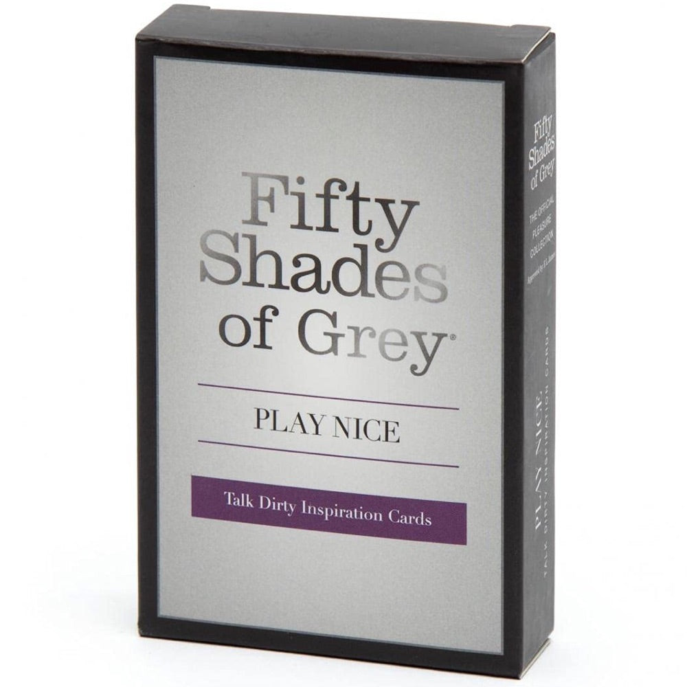 Fifty Shades of Grey Play Nice Collection: Talk Dirty Inspiration Cards - Extreme Toyz Singapore - https://extremetoyz.com.sg - Sex Toys and Lingerie Online Store