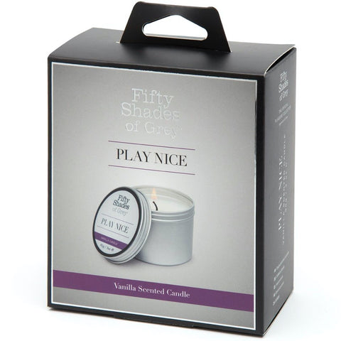 Fifty Shades of Grey Play Nice Collection: Vanilla Scented Candle 90g - Extreme Toyz Singapore - https://extremetoyz.com.sg - Sex Toys and Lingerie Online Store