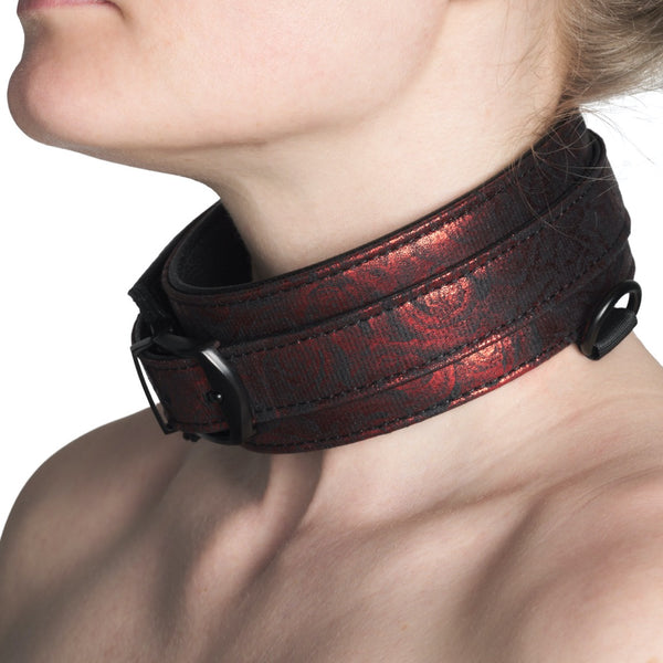 Fifty Shades of Grey Sweet Anticipation Collection: Reversible Collar and Lead - Extreme Toyz Singapore - https://extremetoyz.com.sg - Sex Toys and Lingerie Online Store