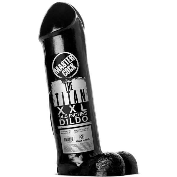 Master Cock  The Titan XXL 14.5" Dildo - Extreme Toyz Singapore - https://extremetoyz.com.sg - Sex Toys and Lingerie Online Store