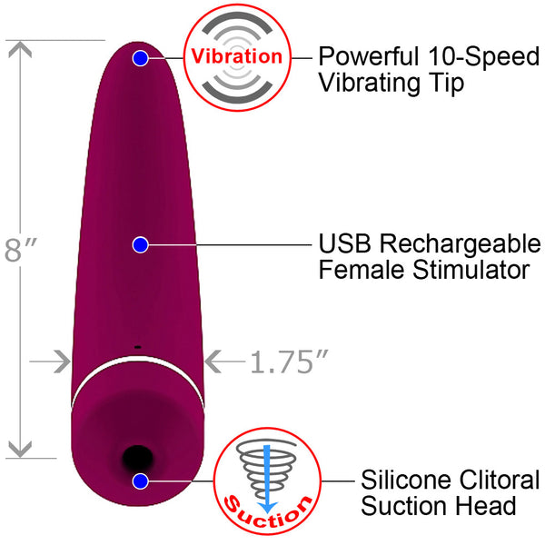 HIKY Vacuum Clitoral Stimulator & Vibrator