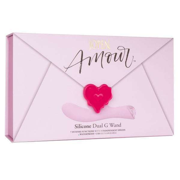 Amour by Jopen Dual G Wand Rechargeable Rabbit Vibrator - Extreme Toyz Singapore - https://extremetoyz.com.sg - Sex Toys and Lingerie Online Store