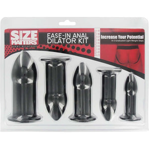 Size Matters Ease-In Anal Dilator Kit - Extreme Toyz Singapore - https://extremetoyz.com.sg - Sex Toys and Lingerie Online Store
