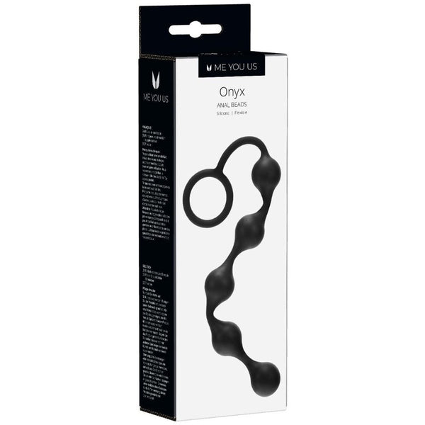 Me You Us Onyx Silicone Anal Beads - Extreme Toyz Singapore - https://extremetoyz.com.sg - Sex Toys and Lingerie Online Store