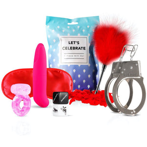 LoveBoxxx Let's Celebrate 7 Piece Gift Set - Extreme Toyz Singapore - https://extremetoyz.com.sg - Sex Toys and Lingerie Online Store