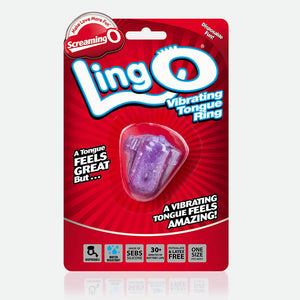 Screaming O LingO Vibrating Tongue Ring - Extreme Toyz Singapore - https://extremetoyz.com.sg - Sex Toys and Lingerie Online Store - Bondage Gear / Vibrators / Electrosex Toys / Wireless Remote Control Vibes / Sexy Lingerie and Role Play / BDSM / Dungeon Furnitures / Dildos and Strap Ons  / Anal and Prostate Massagers / Anal Douche and Cleaning Aide / Delay Sprays and Gels / Lubricants and more...