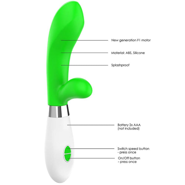 Shots America Luminous Achilles Ultra Soft Silicone 10 Speeds Vibrator - Extreme Toyz Singapore - https://extremetoyz.com.sg - Sex Toys and Lingerie Online Store