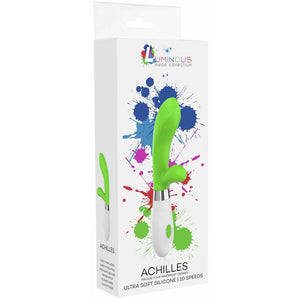 Shots America Luminous Achilles Ultra Soft Silicone 10 Speeds Vibrator - Extreme Toyz Singapore - https://extremetoyz.com.sg - Sex Toys and Lingerie Online Store