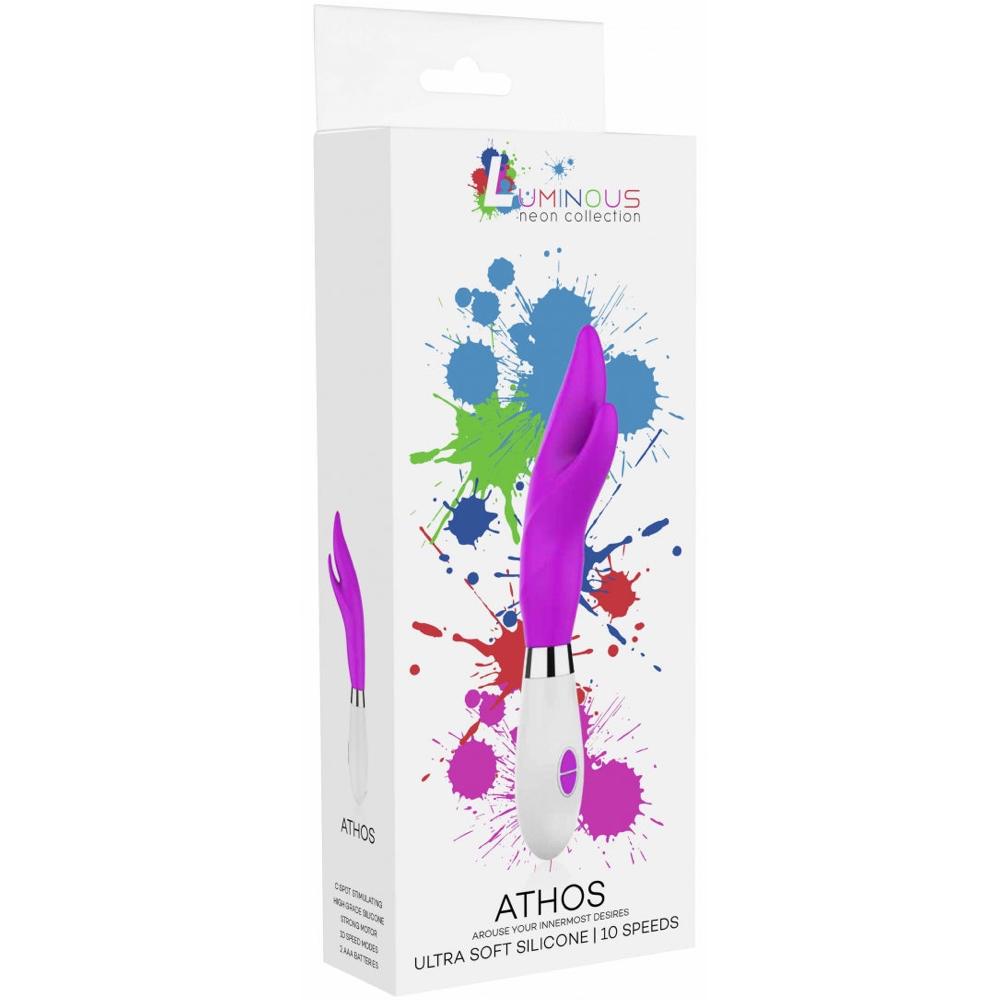 Shots America Luminous Athos Ultra Soft Silicone 10 Speeds Vibrator - Extreme Toyz Singapore - https://extremetoyz.com.sg - Sex Toys and Lingerie Online Store