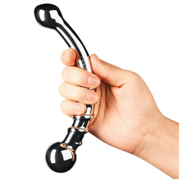 Le Wand Bow Stainless Dual Ended Steel Dildo - Extreme Toyz Singapore - https://extremetoyz.com.sg - Sex Toys and Lingerie Online Store