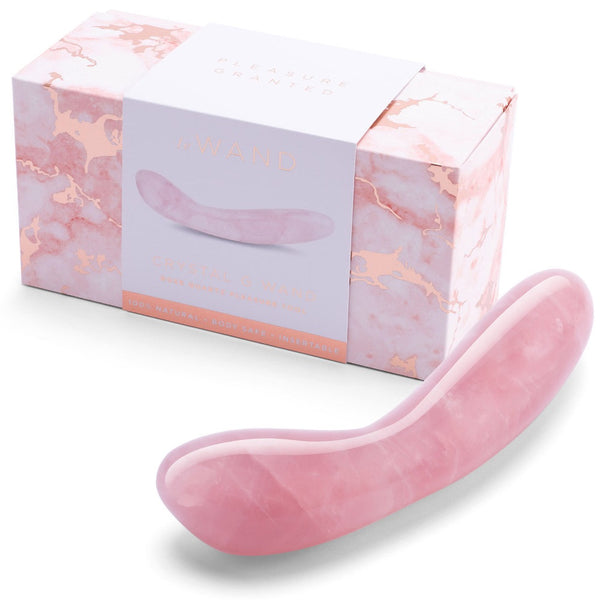 Le Wand Crystal G Wand - Rose Quartz - Extreme Toyz Singapore - https://extremetoyz.com.sg - Sex Toys and Lingerie Online Store