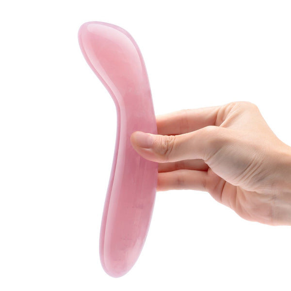 Le Wand Crystal G Wand - Rose Quartz - Extreme Toyz Singapore - https://extremetoyz.com.sg - Sex Toys and Lingerie Online Store